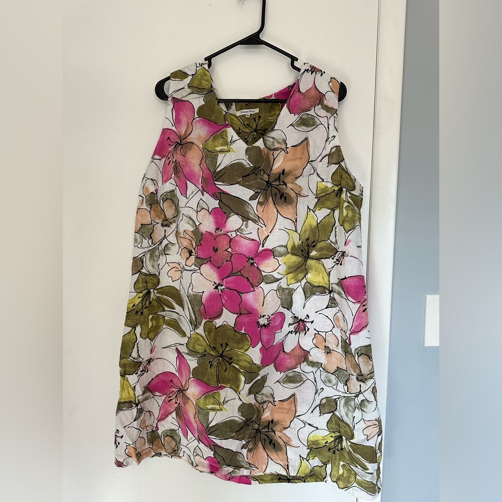 Sweet kiss 100 linen dress size 2XL